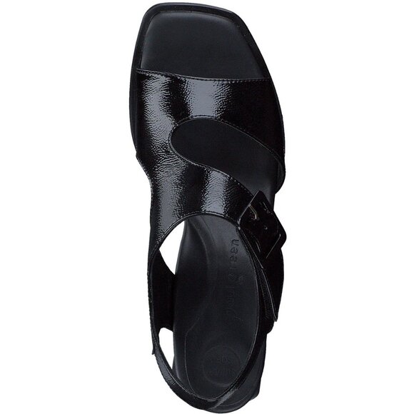 🆕PAUL GREEN Tanya Slingback Block Heel Sandal Pump Shoes 8.5 Black - Picture 5 of 15